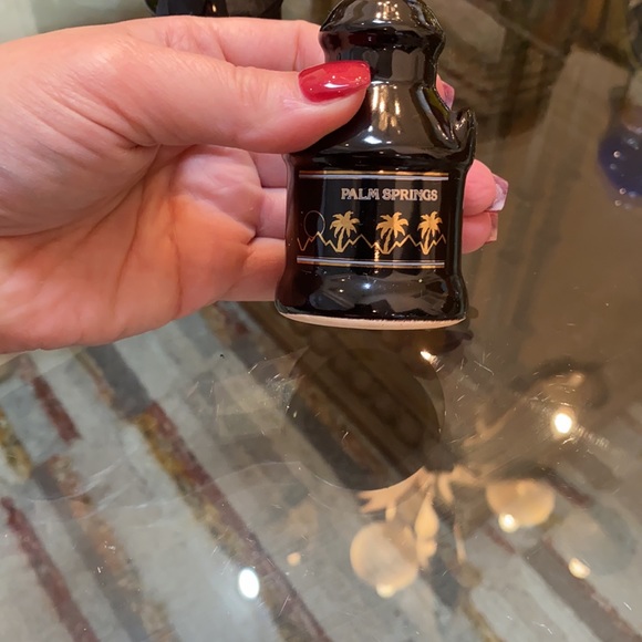 Vintage palm spring sleek black salt pepper shakers - Picture 6 of 8